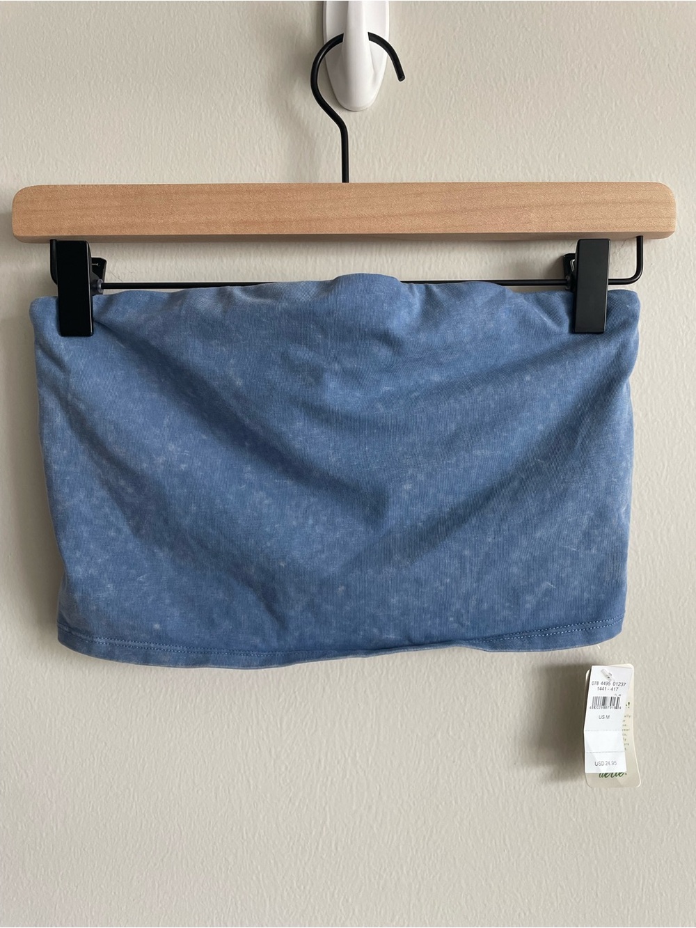 Aerie tube top blue tie dye casual athleisure sleep M